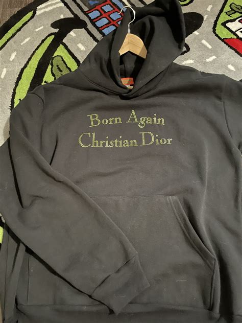 chinatown market born again christian dior hoodie|Chinatown Market ‘Born Again Christian Dior’ Oversized Hoodie .